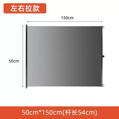Buses, Passenger Cars, Tricycles; | Sun shade - high-definition-black-armor-film-sunshade-with-85-uv-protection-thickened-50150cm-pull-left-and-right