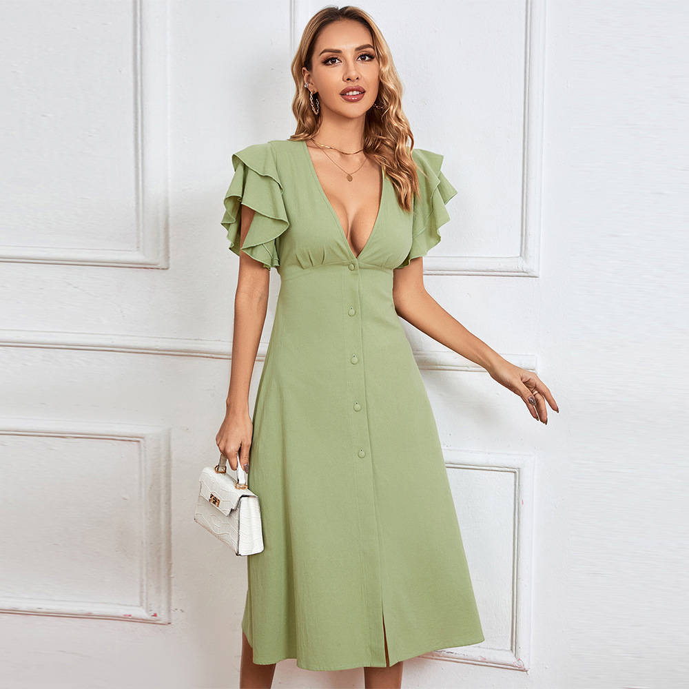 Women's Summer Midi A-Line Dress