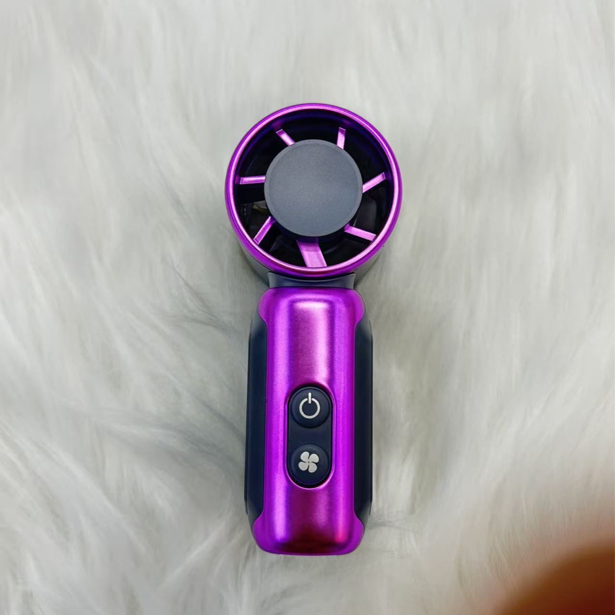 Jf157 Mini Handheld Pocket Fan USB Rechargeable Small Fan High Wind Small Portable High Speed Cross-Border