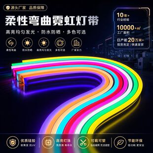 2026新款玻璃材质霓虹灯管｜支持文字定制｜低压安全｜7天发货
