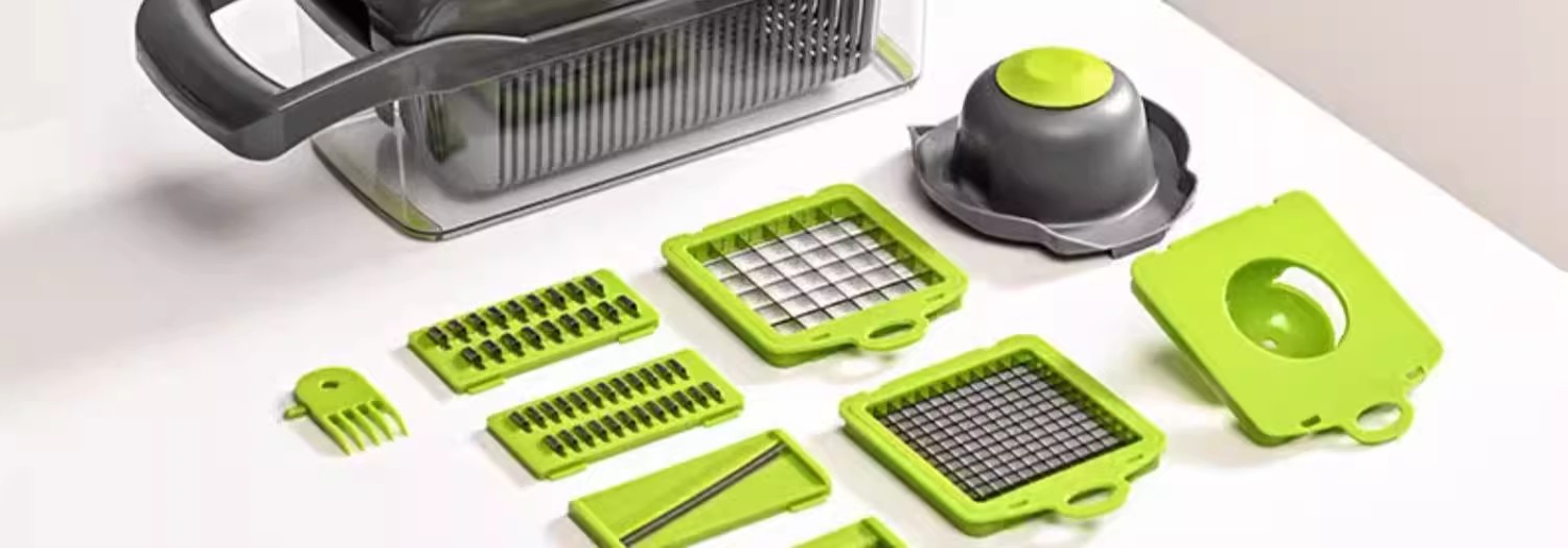 16-in-1 Multifunctional Vegetable Cutter Cross-Border Chopping Tool Fruit and Vegetable Slicer Potato Shredder Kitchen Home Use