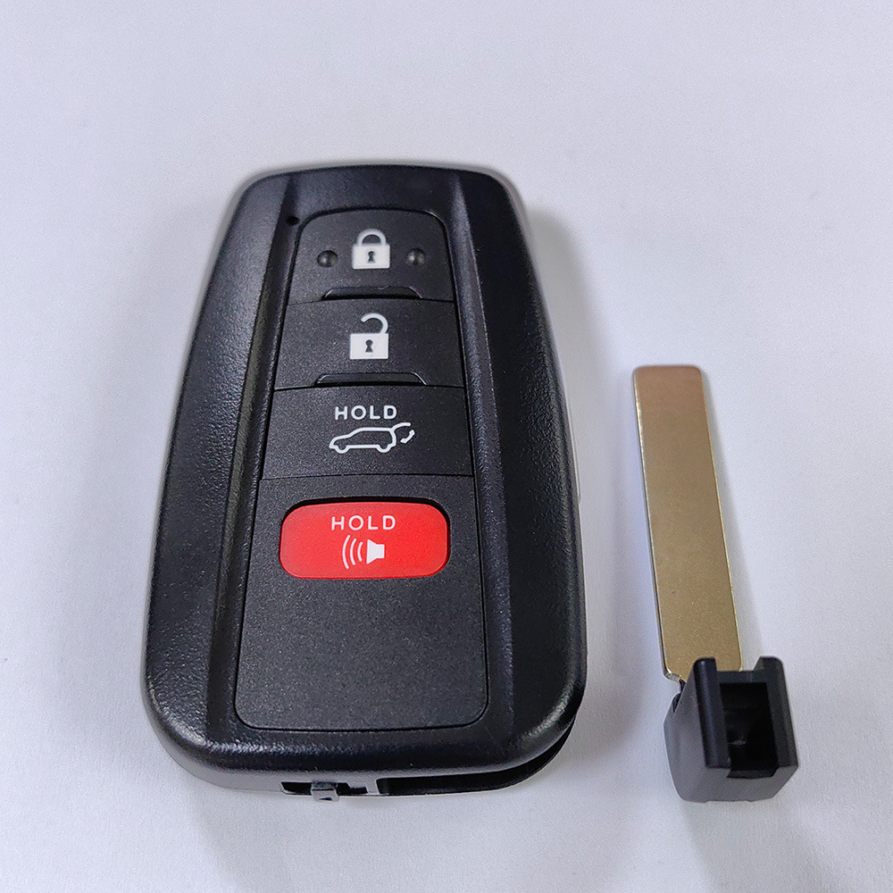 Suitable for Toyota RAV4 Camry Highlander 4-key smart car key replacement shell HYQ14FBC