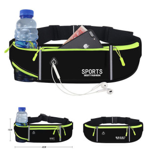 Waterproof Outdoor Sports Running Waist Bag Marathon Fitness Equipment Mobile Phone Belt Can Hold Water Bottles Mobile Phone Waist Bag