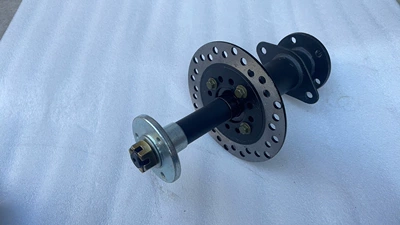 Rear Axle Half Axle — Motorcycle frame - half-shaft-short-5inch-wheel-flange