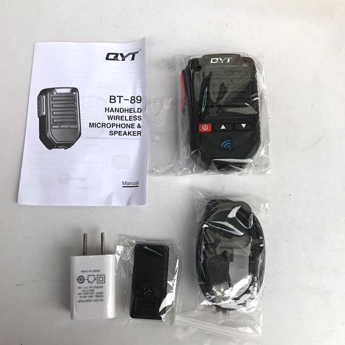 QYT quanyitong BT-89 walkie-talkie Bluetooth micrófono de mano PLATAFORMA DE COCHE micrófono de mano inalámbrico KT-7900DKT-8900D aplicable