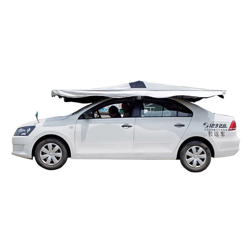 Auto-entrenador especial multifuncional sombrilla de techo de automóvil protección solar aislamiento térmico aleación de aluminio paraguas de automóvil fuente fabricante