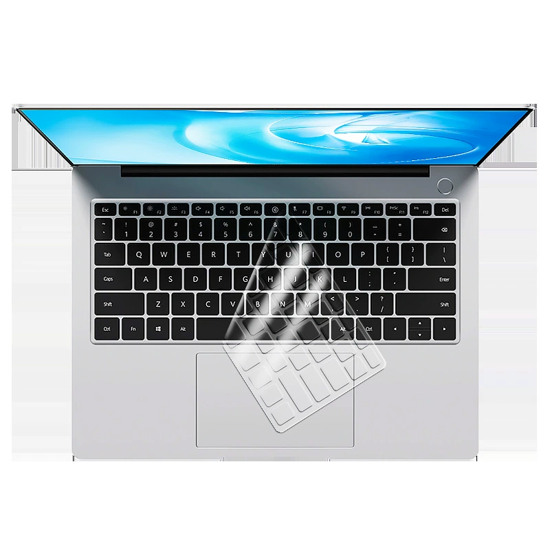 Защитник клавиатуры (для Huawei / Honor MateBook) точная подгонка по модели, прозрачный силикон, антипыль, не желтеет