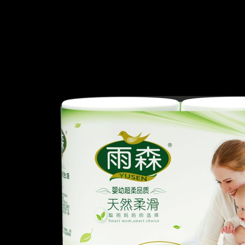 雨森加粗六层中长妇婴双卷卫生纸卷纸巾婴儿柔软家用实惠月子宿舍|undefined