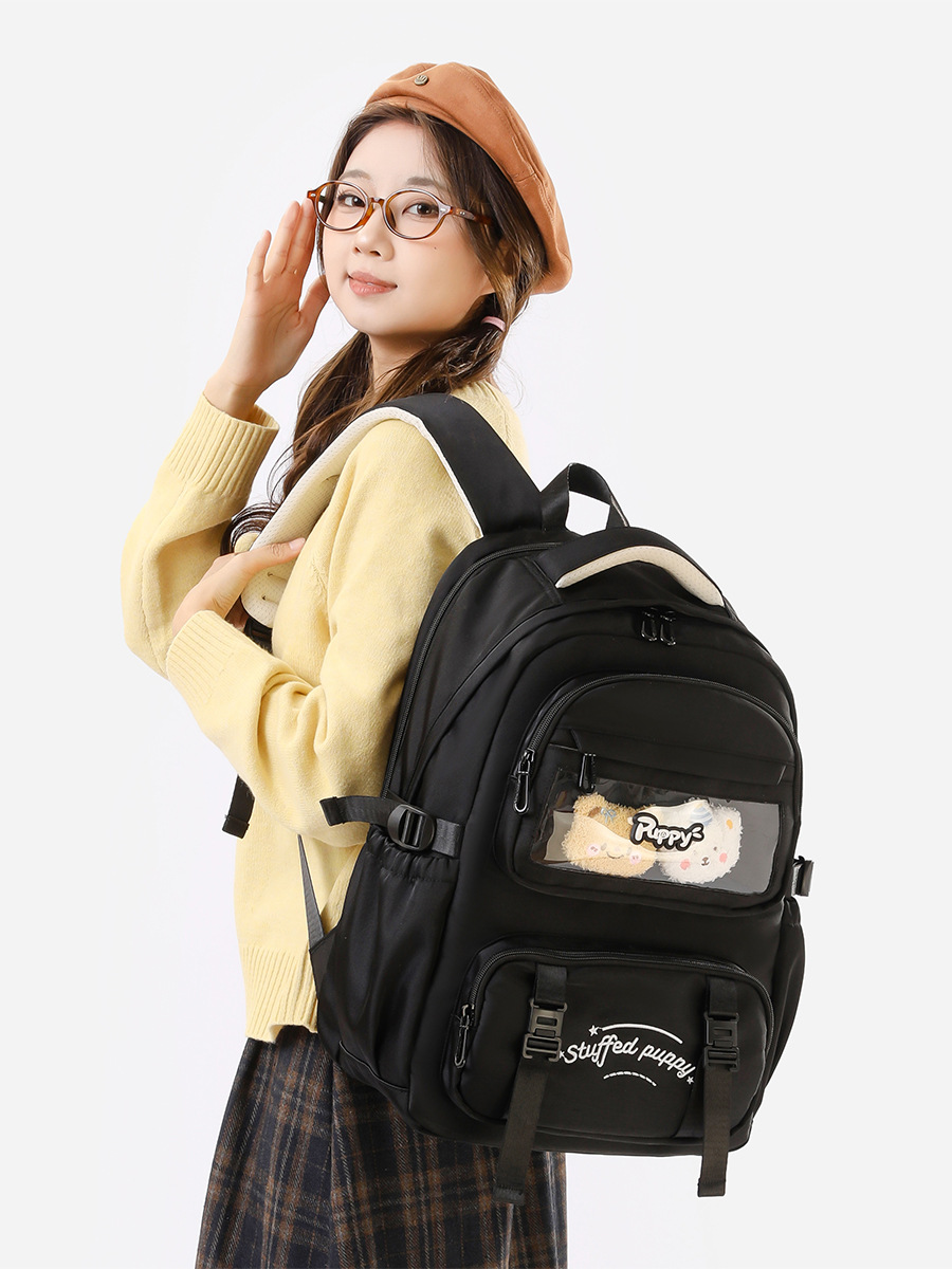 Bolsa de dolor japonesa, mochila de alto valor, mochila transparente para estudiantes de secundaria, mochila de escuela primaria encantadora.