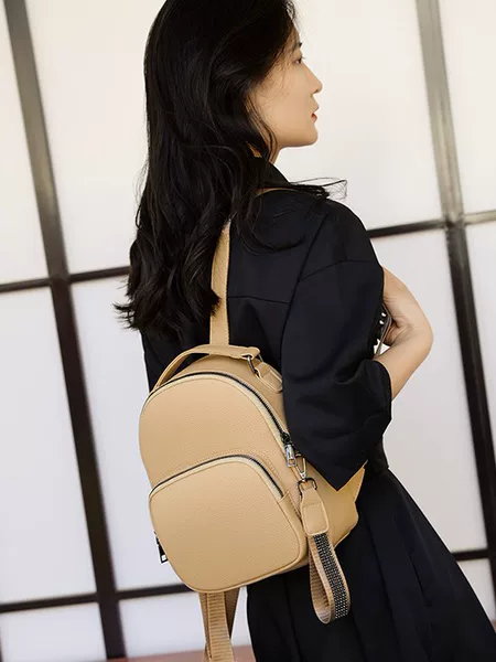 New Style Women's Backpack, Casual Women's Large-Capacity Fashionable Portable Lightweight Urban Fresh Backpack School Bag for Women