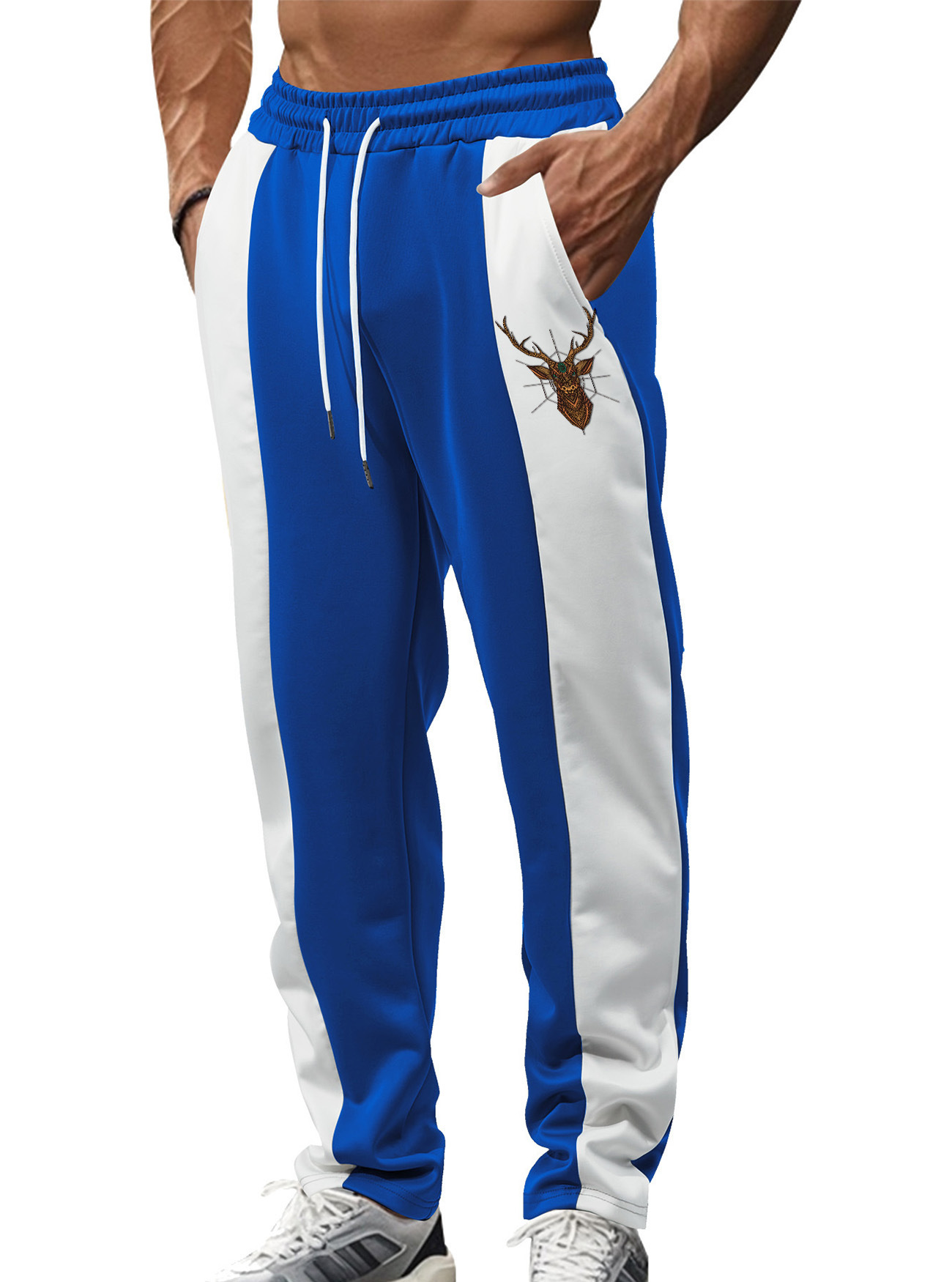 Herren Freizeithose Sportlich Jogginghose Schnelltrocknend Loose_voghion.com