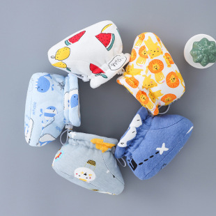 Men's and Women's Baby Cotton Shoes, Cotton Socks, Winter Baby Toddler Shoes, Warm and Velvet, Thickened, Soft Soles, Non-Falling, Wholesale