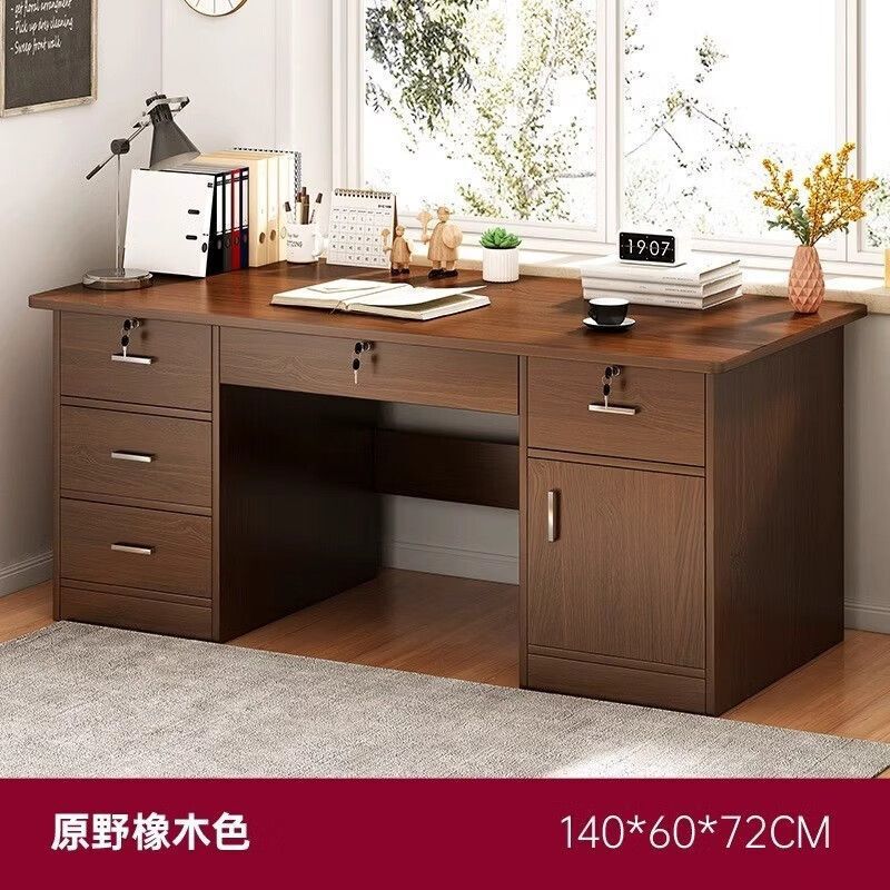 办公桌老板桌小型简约现代员工位书桌办公室桌椅组合单人电脑桌子|undefined