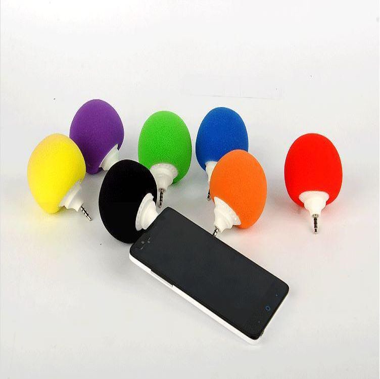 Mini colorful sponge small stereo factory direct desktop computer loudspeaker easy to carry mobile phone in-line stereo
