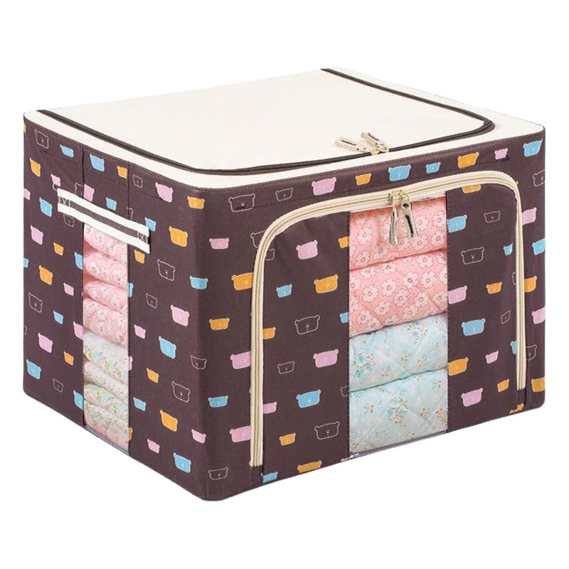 Caja de almacenamiento de ropa de comercio exterior caja de almacenamiento de ropa plegable de tela Oxford caja de almacenamiento grande