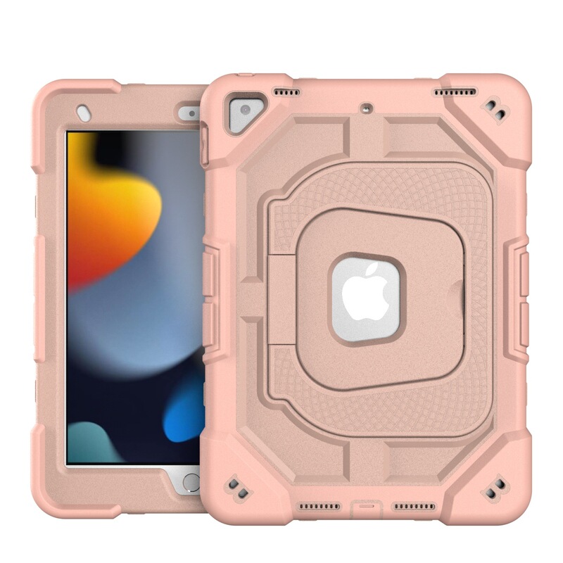 适用ipad 10.2 7-8-9代 三合一硅胶+PC防撞防摔儿童款大支架背带|undefined