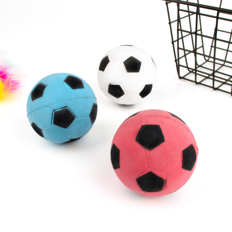 Suministros para mascotas perro de juguete esférico perro de juguete interactivo perro de juguete de fútbol de goma perro de juguete en stock al por mayor