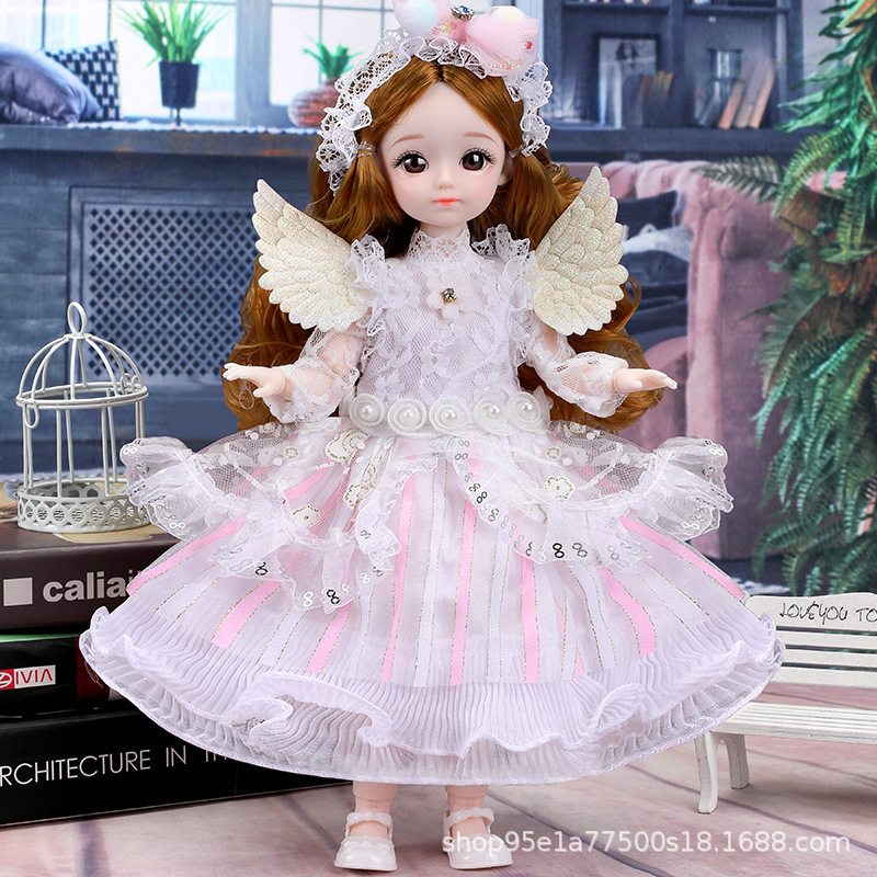 30cm Childlike Innocence Barbie Doll 3D Real Eye 23 Joint 6 Points bjd Princess Little Girl Children's Toys Wholesale 30cm Childlike Innocence Barbie Doll 3D Real Eye 23 Joint 6 Points bjd Princess Little Girl Children's Toys Wholesale