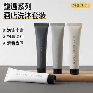 Hotel Disposable Shampoo and Shower Set B&B Hotel Travel Set 30ml Hose Manufacturer Wholesale