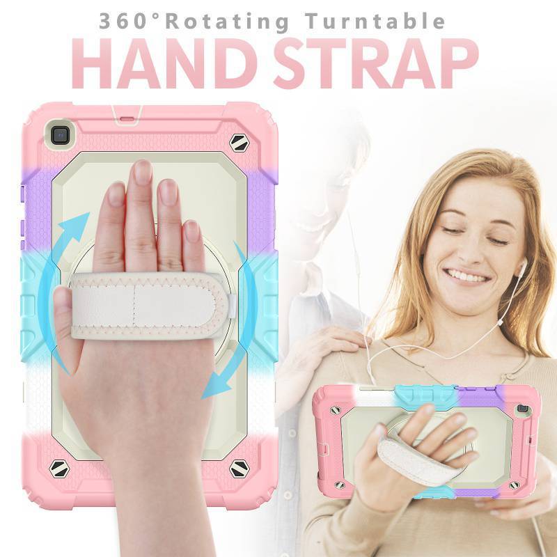 Suitable for Samsung Tab a 8inch T290/T295 Silicone All-Inclusive Anti-Hanging Shoulder Strap Tablet Protective Case Suitable for Samsung Tab a 8inch T290/T295 Silicone All-Inclusive Anti-Hanging Shoulder Strap Tablet Protective Case