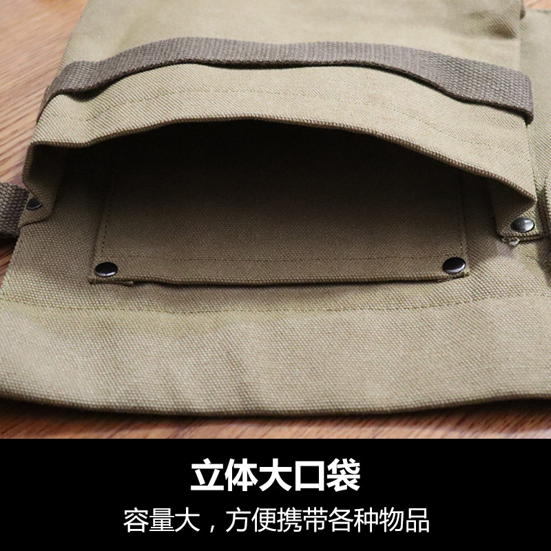 Amazon lienzo delantal medio-longitud cintura corta bolsa electricista carpintería TRABAJO ROPA herramienta delantal medio-longitud fábrica al por mayor