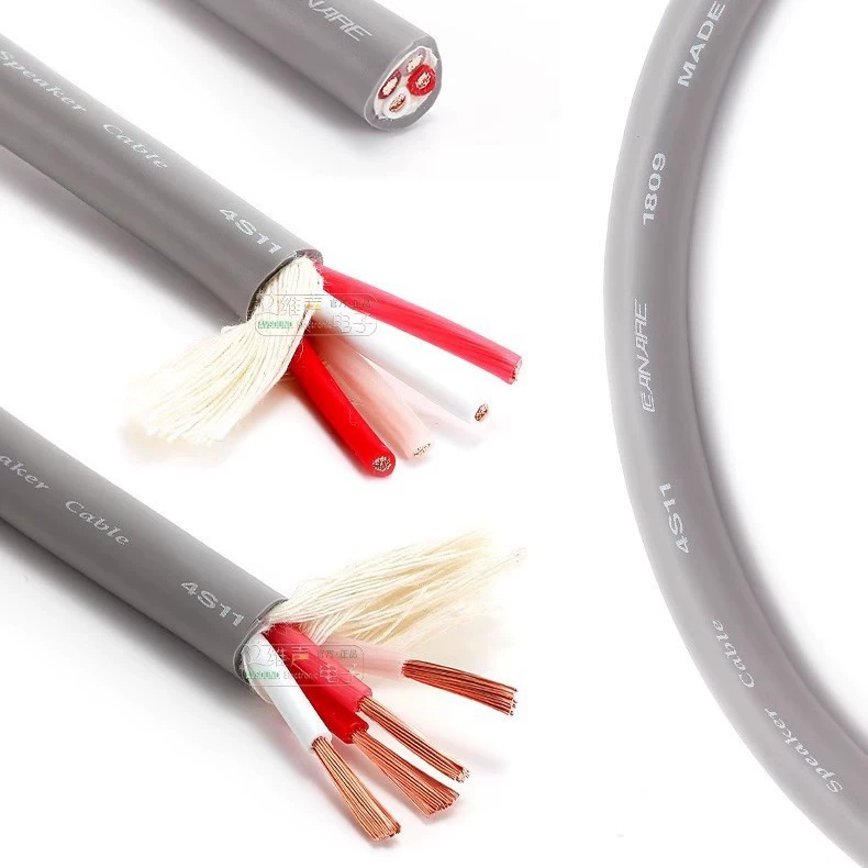 佳耐美 CANARE four-core speaker cable engineering special surround speaker audio cable 4S10F+ /4 core x1.75