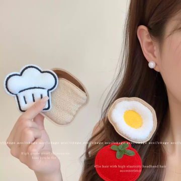 Cute cartoon baby bangs sticker, forehead hair tidying tool, sweet seamless magic hair clip, hairpin, hair accessory
