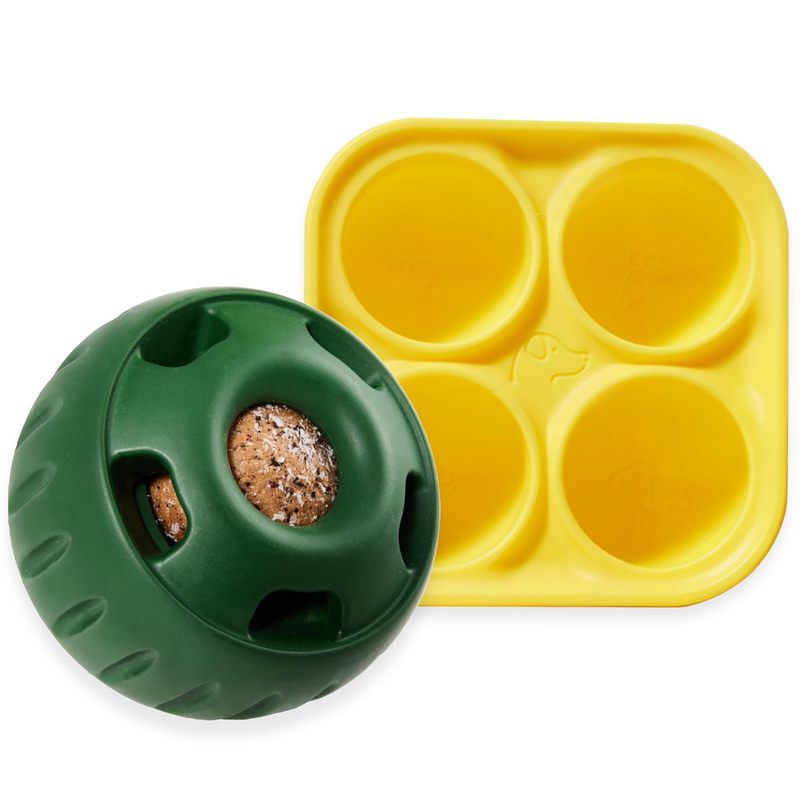 跨境外贸woofPupsicle宠物用品漏食玩具狗狗硅胶耐咬慢食器舔食球|undefined