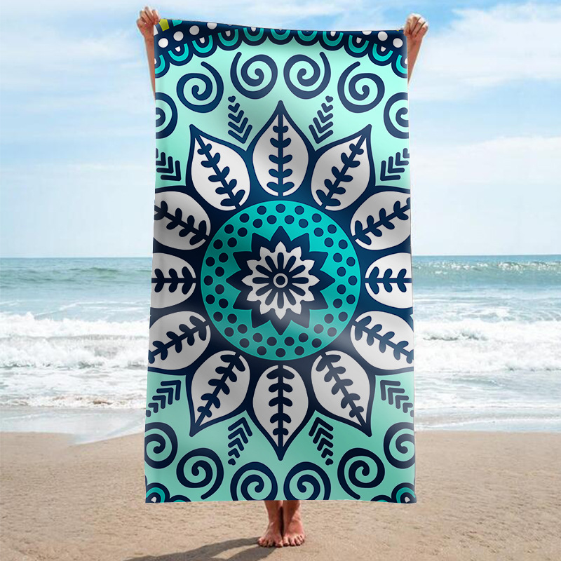 Suministro especial de doble cara terciopelo Internet celebridad serie rectangular fábrica al por mayor material garantía Toalla de playa Toalla de baño