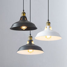 Loft工业风餐厅吧台灯美式乡村创意复古会所铁艺单头镂空锅盖吊灯