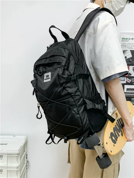 Outdoor Lightweight Backpack for Men and Women, Lightweight Sports and Leisure Large-Capacity Mountaineering Bag, New Oxford Cloth Outing Backpack