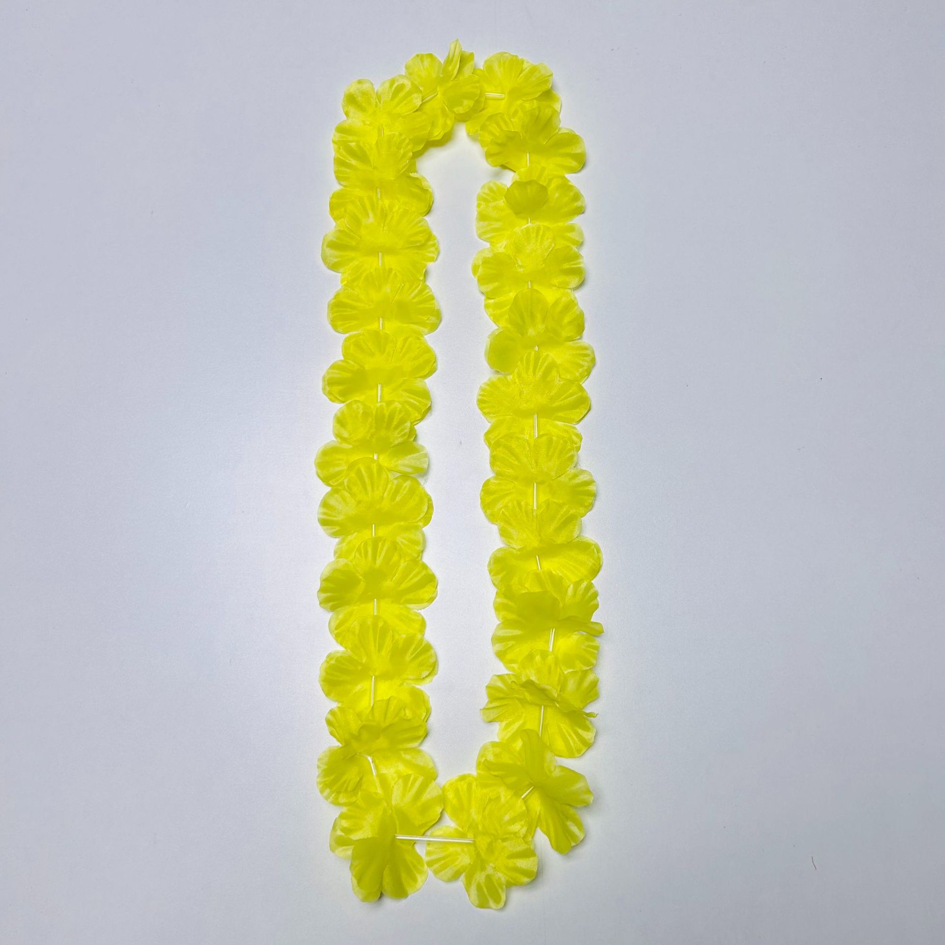 Hawaiian macaron corallas de color 24 pares de pétalos de tela rueda de color para eventos de espectáculo de la fiesta de gran corallas multicolores