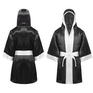 New Hooded Children Men's and Women's Boxing Appearance Robe Boxing Cloak Sanda Cloak Cloak Robe Stage Show