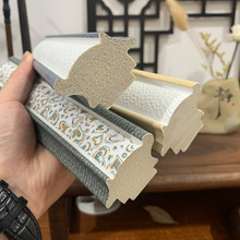 PS发泡线条北欧风装饰边框条油画框相框线条立体花纹高分子木塑