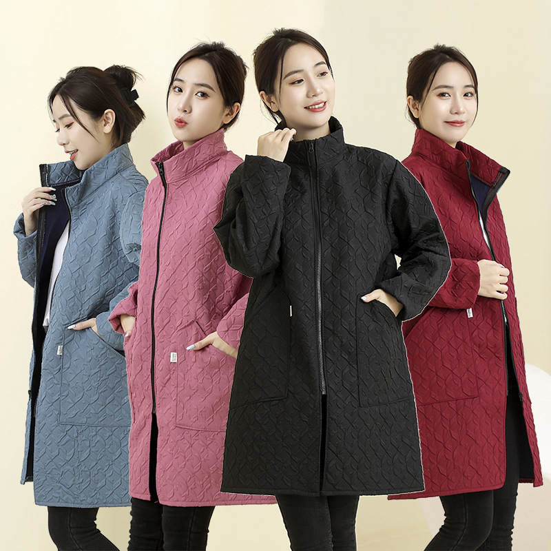 Tablier texturé double épaisseur à col montant imperméable pour cuisine_voghion.com