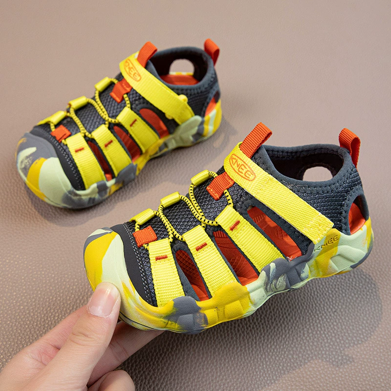 Детские кроссовки Baorben для речной рыбалки, лето 2025, новые, для мальчиков и девочек, пляжные, для воды, спортивные.