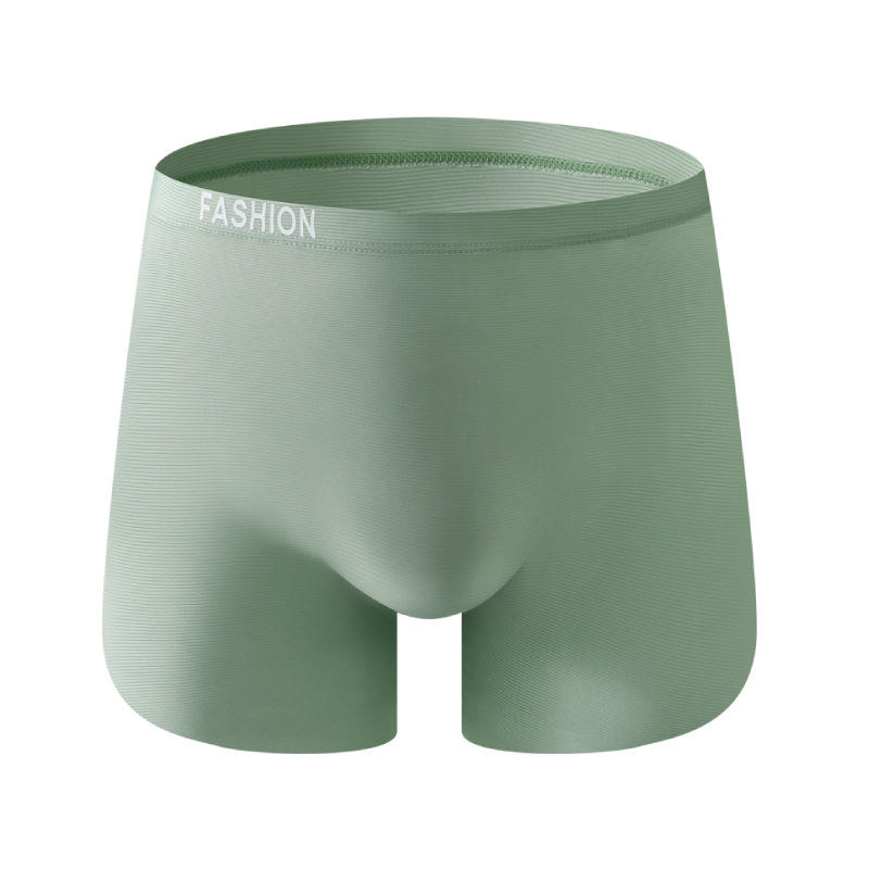 Pantalones interiores de hielo de hombre de alta calidad antibacteriana, pantalones de cuatro cuadrados de hombre, pantalones cortos de hombre, pantalones interiores de hombre
