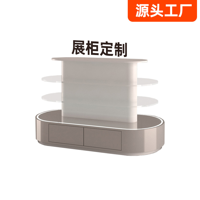 石家庄正定家具工厂专柜品牌连锁店展示柜配件穿戴柜中心岛台地台