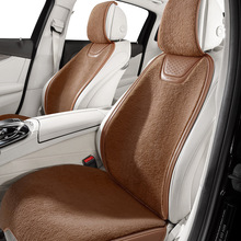 汽车坐垫冬季羊羔绒保暖车垫秋冬毛绒座套半包车座垫子适用大众套