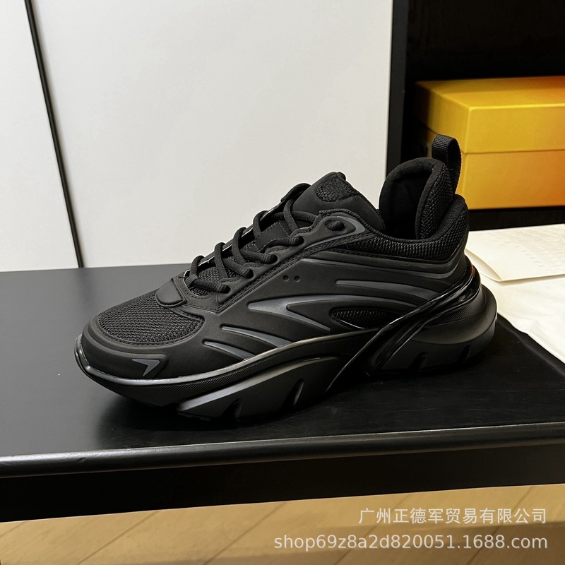 スポット B44 本革スプライシング通気性メッシュ 2025 ファッション厚底スポーツシューズ ins ヨーロッパステーションカップルスタイル多用途|undefined