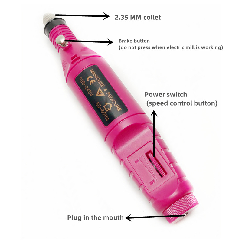 small electric manicure tools set for manicure