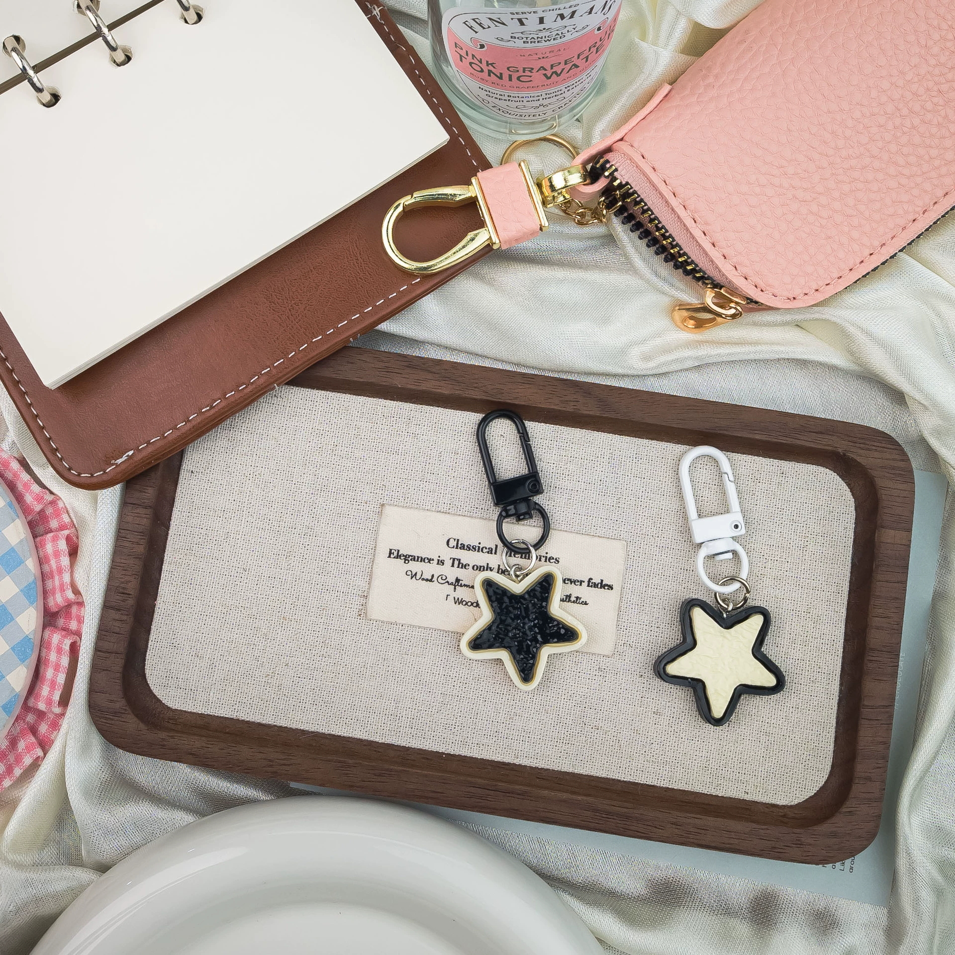Cute keychain, retro pendant, backpack, bag accessory, J10, 2 carat