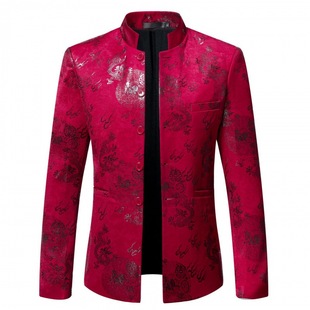 2023 Spring and Autumn New Men's Casual Slim Fit British Performance Mercerized Suit Jacket Small Suit X64P90