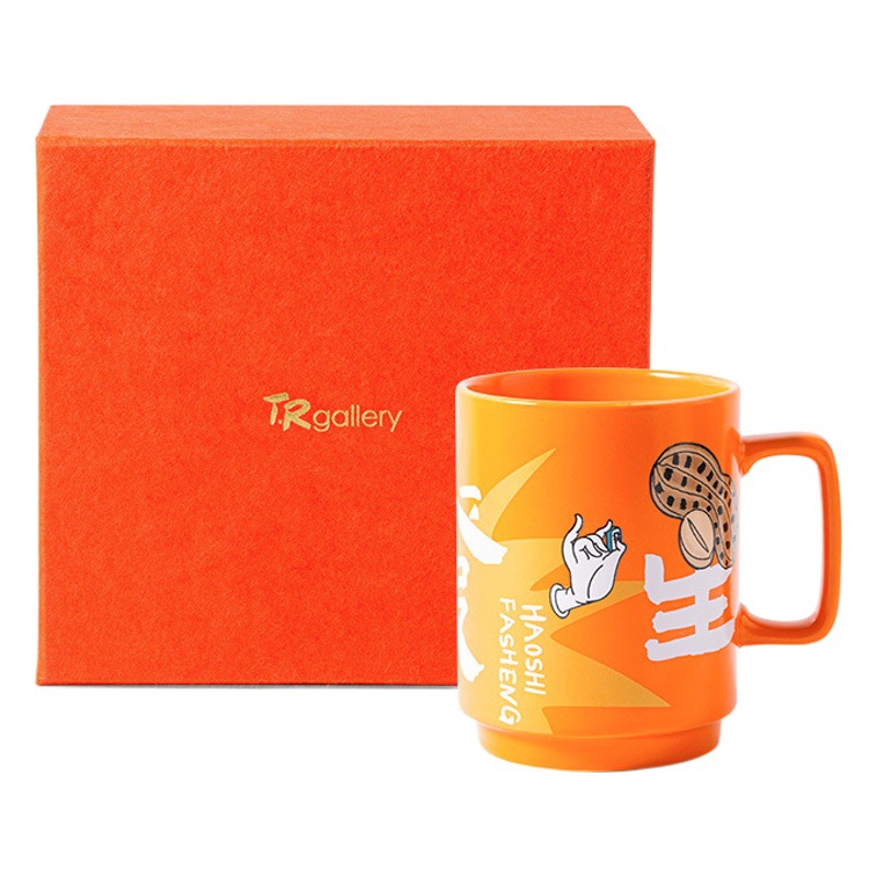 Festival de primavera regalo nacional moda taza regalo de la empresa taza de café de alta apariencia actividad de negocios regalo Taza de cerámica