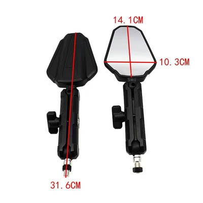 Motorcycle rearview mirror ADV adventure mirror rearview