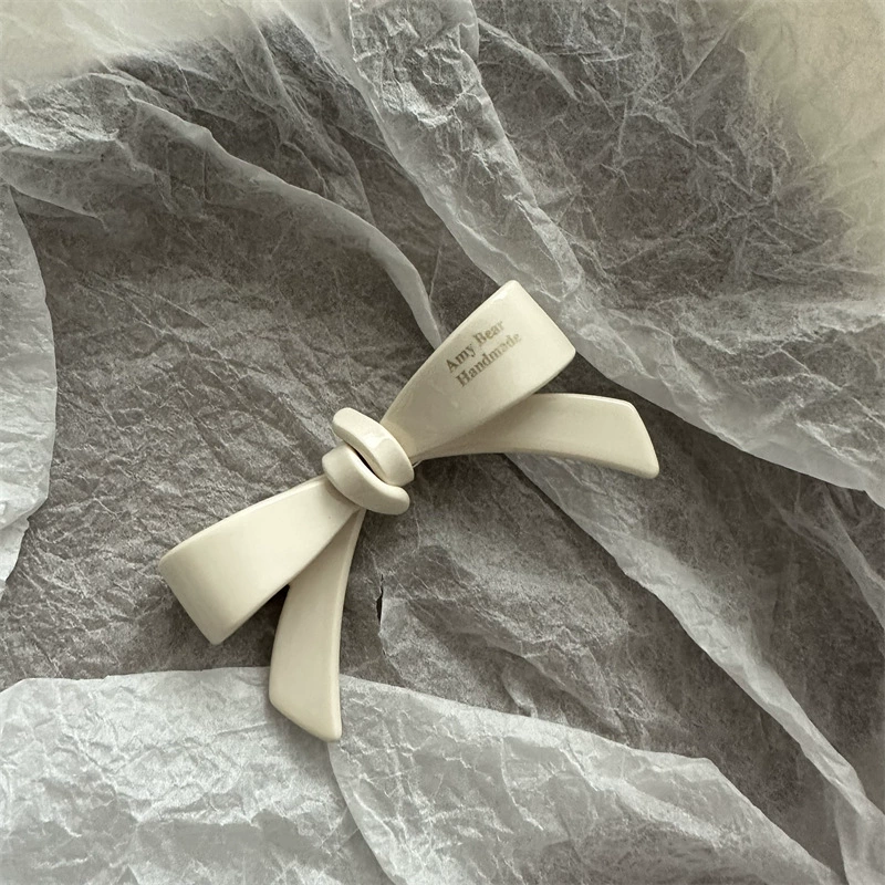 Cute hairgrip with bow, bangs, Korean style
