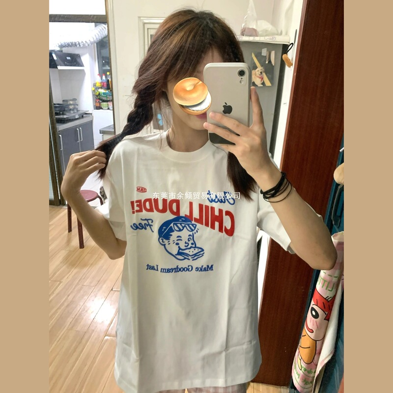 Sandwich Kids Cartoon Print Men Clothes t Shirt Shirt Homme Graphic t Shirt Men t Shirt on Top and