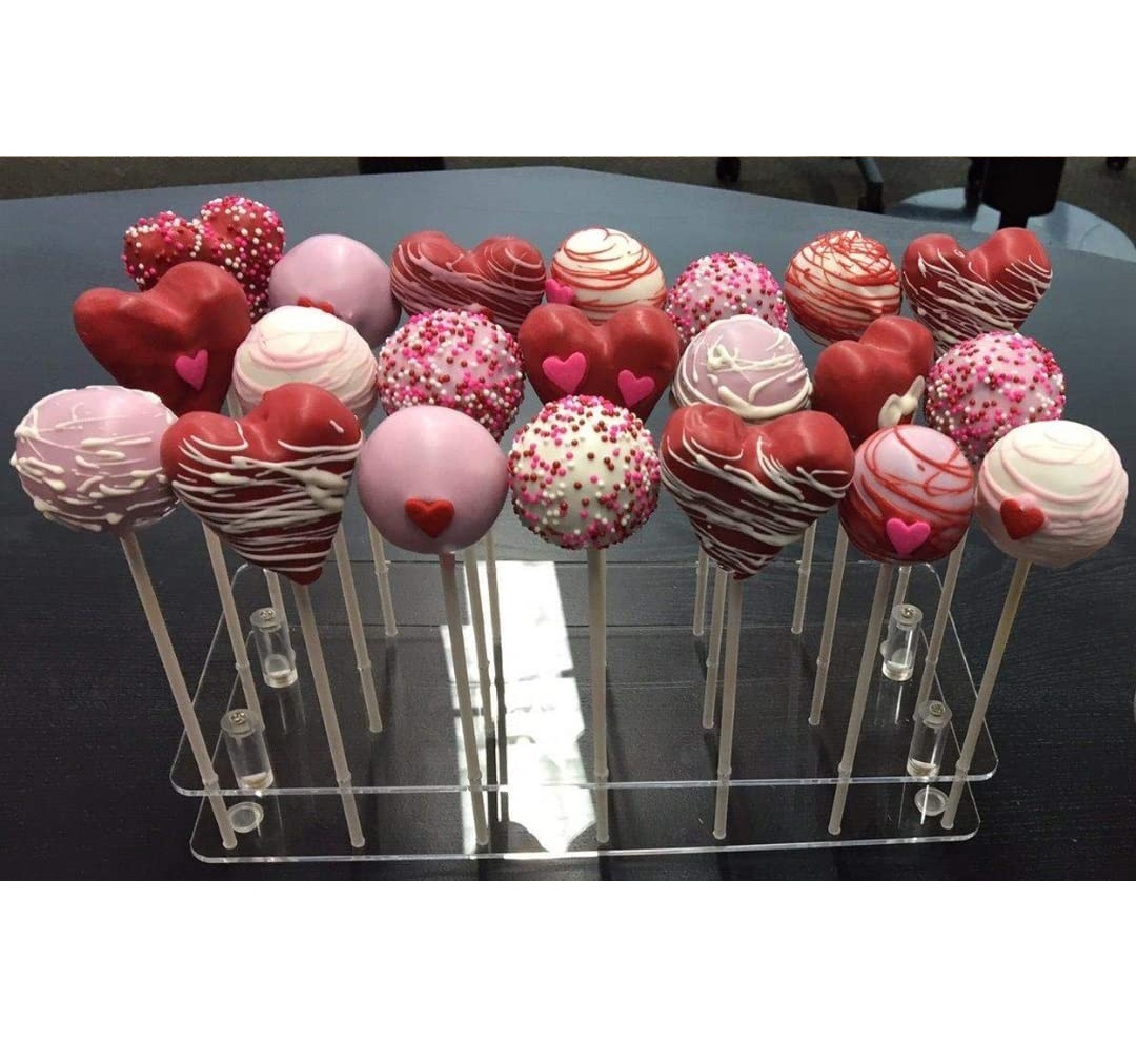 跨境ins外贸透明亚克力棒棒糖支架婚礼生日聚会周年纪念万圣节