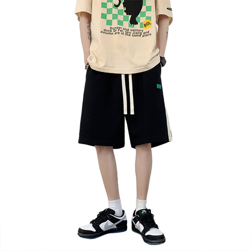 Men's Basketball Shorts American Summer Thin Loose Casual Streetwear Brand High Street Plus Size Five-Piece Athletic Pants