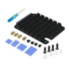 5MM black heat sink + screws (universal for small mouth)